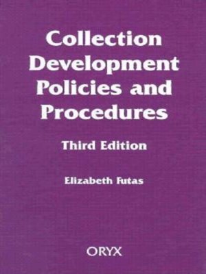 cover image of Collection Development Policies and Procedures